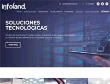 Tablet Screenshot of infoland.cl